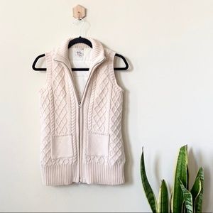 Joie Cashmere Wool Knit Puffer Vest